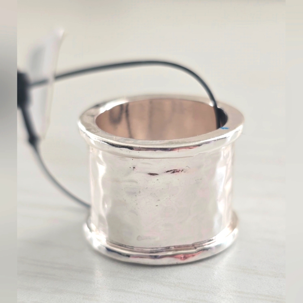 Chico's Ginny Silver Texture Ring